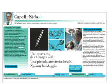 Tablet Screenshot of capellinido.it